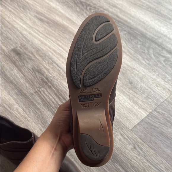 La Mer Women's Brown Leather Ankle Boots Casual Booties Size 9 - Picture 9 of 9